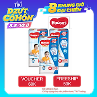Combo 3 Gói Tã Quần Huggies Dry Gói Đại M54 (54 Miếng)