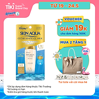Sữa Chống Nắng Dưỡng Da Và Trang Điểm Nhẹ Sunplay Skin Aqua Clear White CC Milk SPF50+, PA++++ (25g)
