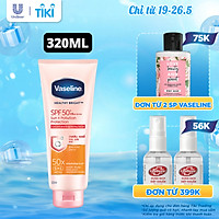 Vaseline 50x Serum Chống Nắng Cơ Thể SPF50 + Dưỡng Da Sáng Khoẻ (320ml)
