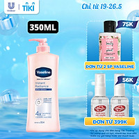 Sữa Dưỡng Thể 350Ml Vaseline Dưỡng Ẩm Sáng Da Instant Radiance Vi Chất Phản Quang Giúp Da Sáng Tức Thì Gấp 4 Lần