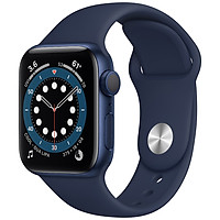 Đồng Hồ Thông Minh Apple Watch Series 6 GPS Only Aluminum Case With Sport Band (Viền Nhôm & Dây Cao Su) - Hàng Chính Hãng VN/A