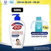 Nước rửa tay 500g Lifebuoy Sữa dưỡng ẩm Bảo vệ khỏi 99.9% vi khuẩn gây bệnh và dưỡng ẩm tay Chăm sóc da Ngăn ngừa vi khuẩn lây lan trên da với ion Bạc+ hỗ trợ cùng đề kháng da tự nhiên