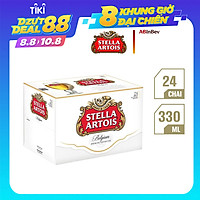 Thùng 24 Chai Bia Stella Artois (330ml / Chai)