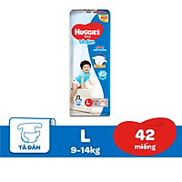 Tã Dán Huggies Dry Gói Đại L42 (42 Miếng) - Bao Bì Mới