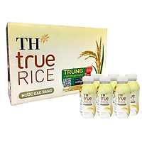 Thùng 24 Chai Nước Gạo Rang TH True RICE (300ml/ Chai)