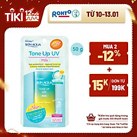 Sữa chống nắng nâng tông dành cho da dầu/hỗn hợp Sunplay Skin Aqua Tone Up UV Milk (Mint Green) (dành cho da sáng, có khuyết điểm đỏ) (50g)
