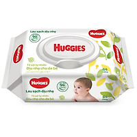 Combo 12 Khăn Ướt Dịu Nhẹ Cho Trẻ Sơ Sinh Huggies (64 Tờ/Gói)