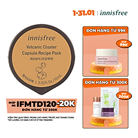 Mặt Nạ Rửa Dạng Hủ Từ Đá Núi Lửa Innisfree Capsule Recipe Pack Volcanic Cluster (10ml) - 131170954