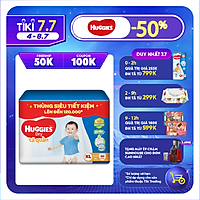 Tã quần Huggies Dry Tràm Trà Tự Nhiên MEGA JUMBO
