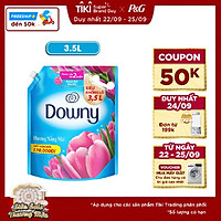 Nước Xả Vải Downy Nắng Mai (3.5L/ Túi) - Giữ quần áo tươi mới - Hương thơm tươi mới kéo dài
