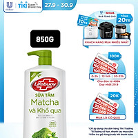 Sữa tắm detox Lifebuoy Matcha & Khổ qua 850g chiết xuất từ thiên nhiên giúp ngừa mụn cơ thể và sạch sâu khỏi bụi mịn