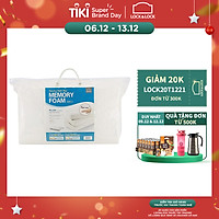 Gối Memory Foam 50D Hình Cong Lock&Lock HLW111 (50 x 30 cm) - Trắng