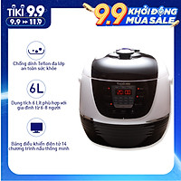 Nồi Áp Suất Điện Tử Nagakawa NAG0206 (6.0 Lít) - Hàng Chính Hãng