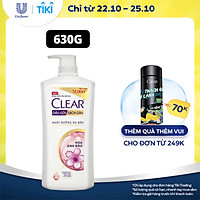 Dầu Gội đầu Clear Hoa Anh Đào Băng Lạnh Cho Tóc Thơm Mát Suốt 24 Giờ 630g