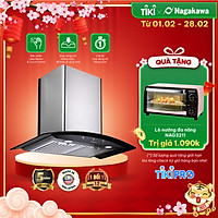Máy Hút Mùi Kính Cong Premium Nagakawa NAG1855 (70 cm) - Hàng Chính Hãng