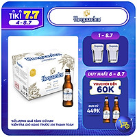 Thùng 24 Chai Bia Hoegaarden (330ml / Chai)