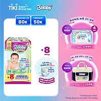 Tã quần Bobby mới M60 - Lõi nén thần kì 3mm - Siêu mỏng khô thoáng bất ngờ - Tặng thêm 8 miếng
