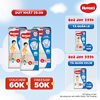 Combo 3 Gói Tã Quần Huggies Dry Gói Đại L48 (48 Miếng)