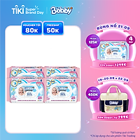 Combo Tiết Kiệm - 4 Gói Khăn Ướt Bobby Care Hương Dịu Nhẹ 100 Tờ/Gói