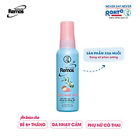 Dung Dịch Chống Muỗi Cho Bé Từ 6 Tháng Tuổi Remos Mentholatum Hương Khuynh Diệp 60ml