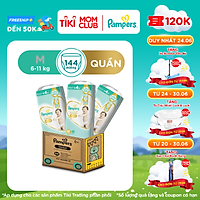 Thùng 3 Tã/ Bỉm Quần PAMPERS Nội Địa Nhật Bản Size M(48 miếng, 6-11kg/ L(38 miếng, 9-14kg)/ XL(36 miếng, 12-22kg), Cao Cấp Thượng Hạng