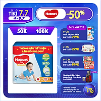 Tã quần Huggies Dry Tràm Trà Tự Nhiên MEGA JUMBO + Tặng 6 miếng