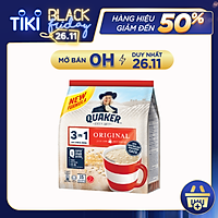 Thức Uống Yến Mạch Quaker 3in1 - Vị Truyền Thống 420g