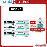 Combo 3 Kem Đánh Răng Sensitive Expert By P/S Original Chăm Sóc Chuyên Sâu 100g