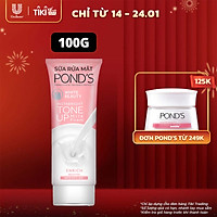 Kem Sữa Rửa Mặt Dưỡng Trắng Nâng Tông Pond'S White Beauty Tone Up 100G