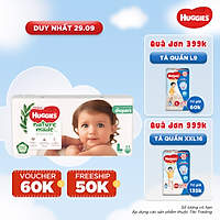 Tã Dán Siêu Cao Cấp Huggies Platinum Naturemade L54 (54 Miếng)