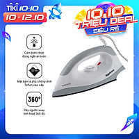 Bàn Ủi Khô Nagakawa NAG1502 - Màu Ghi - Hàng Chính Hãng