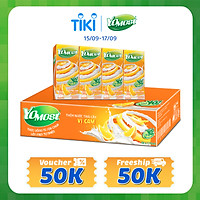 Thùng 48 Hộp Sữa Chua Lên Men Tự Nhiên Yomost Vị Cam (170ml/Hộp)
