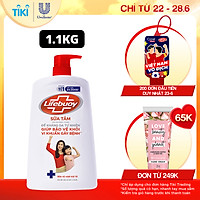 Sữa Tắm Lifebuoy Sạch Khuẩn Bảo Vệ Vượt Trội Mạnh Mẽ Chứa Ion Bạc+ Hỗ Trợ Cùng Đề Kháng Da Tự Nhiên Chai 1100G