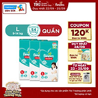 Combo 3 Tã Quần Pampers Giữ Dáng Mới Gói Đại M60/L54/XXL44/XL48