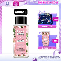 Dầu Gội Love Beauty & Planet Blooming Colour Dưỡng Tóc Óng Mượt, 100% Tinh Dầu Hoa Hồng Bulgaria & Bơ Murumuru 400ml