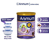 Sữa Bột Dành Cho Mẹ Bầu Anmum Materna Hương Chocolate 800g - Tặng bộ 3 thố thủy tinh hoặc bộ 3 hũ gia vị