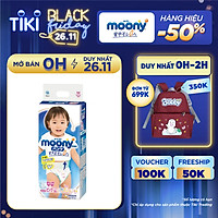 Tã Quần Cao Cấp Moony Nhật Bản Bé Gái XL38 (38 Miếng)