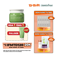 Kem dưỡng ẩm từ trà xanh đảo Jeju Innisfree Green Tea Balancing Cream EX 50ml - NEW