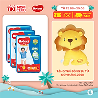 Combo 3 gói Tã Quần Huggies Dry Tràm Trà Tự Nhiên Gói Cực Đại + Tặng 6 miếng
