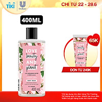 Sữa Tắm Love Beauty & Planet Majestic Glow Làm Sáng Da Dưỡng Ẩm Từ Thiên Nhiên 100% Tinh Dầu Hoa Hồng Bulgaria 400ML