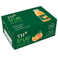 Thùng 24 Chai Nước Trái Cây TH True Juice Cam Tự Nhiên 350ml (350mlx24)