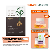 Mặt nạ dưỡng ẩm da Innisfree Jeju Root Energy Mask 25ml