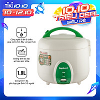 Nồi Cơm Điện Nắp Gài Nagakawa NAG0118 (1.8 Lít) - Hàng Chính Hãng