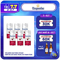 Lốc 6 lon bia Hoegaarden Rosee (330ml/lon)