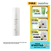 Xịt khoáng dưỡng ẩm phun sương siêu mịn từ trà xanh đảo Jeju Innisfree Green Tea Mist Micro 120ml - NEW
