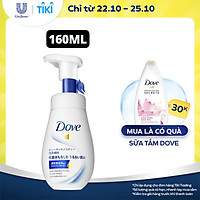 Sữa Rửa Mặt Dạng Bọt 160ml Dove Tinh Chất – Serum Cấp Ẩm & Cho Da Mềm Mượt