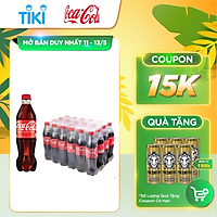 Lốc 24 Chai Nước Giải Khát Có Gas Coca-Cola (600ml / Chai)