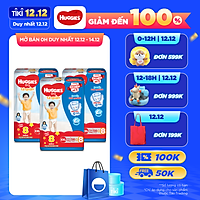 Combo 3 Gói Tã Quần Huggies Dry Gói Cực Đại XXL56 (56 Miếng) - Tặng 8 miếng