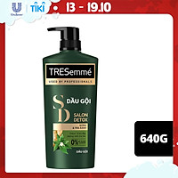 Dầu Gội Tresemmé Salon Detox Gừng Và Trà Xanh Detox Tóc Chắc Khoẻ (640g)