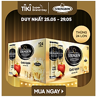 Thùng 24 Lon Cao Strongbow Vị Táo Nguyên Bản (330ml / Lon)
